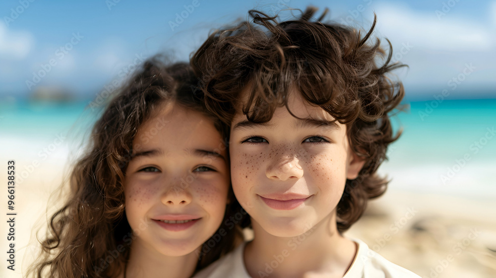 Pre Teen And Child Siblings Hug And Snuggle Smiles Pre Teen And Child Siblings Hug And Snuggle Smiles