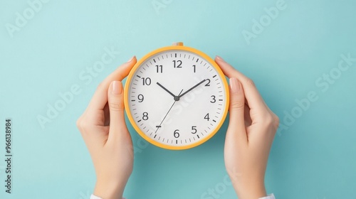 Time management concept featuring a clock symbolizing the importance of planning, deadlines and efficiency. Ideal for productivity, urgency and the balance of work under pressure.