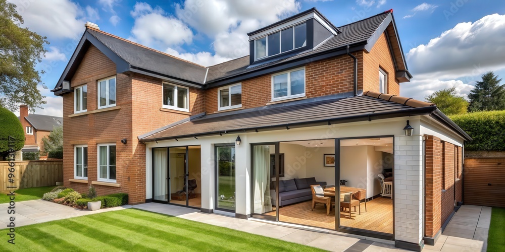 custom made wallpaper toronto digitalAnnexe house extension showcasing modern UK home improvement design, annexe, house extension, UK