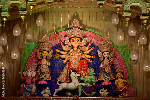 Photography Goddess Durga photo of  Durga Puja festival