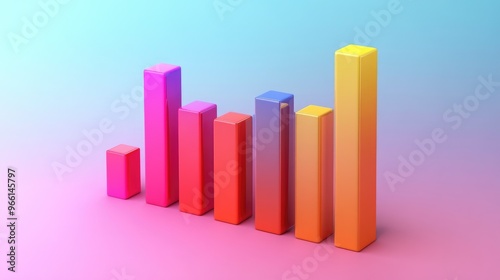 Free Download A bar chart with stacked bars representing various data segments, using different shades of the same color to illustrate proportions and distribution effectively. - GFXLoad