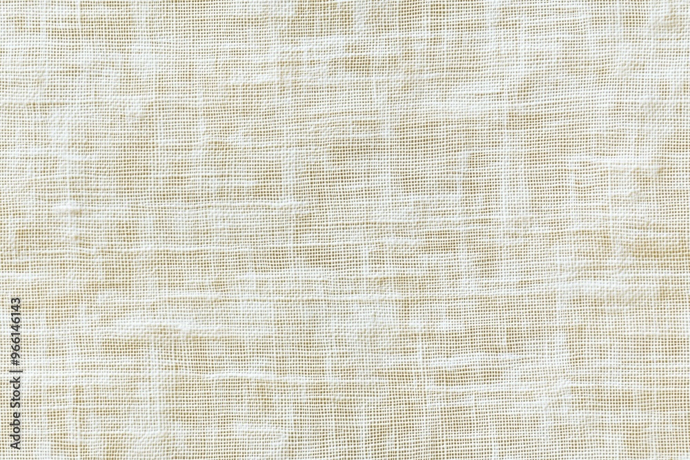 Textured cotton cheesecloth, light-colored fabric with a natural, woven appearance. The fabric has a soft, airy quality, ideal for backgrounds or textile design. Textured cotton cheesecloth, light-colored fabric with a natural, woven appearance. The fabric has a soft, airy quality, ideal for backgrounds or textile design.