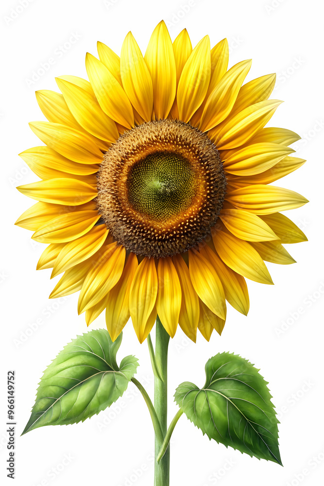 Obraz premium digital painting look awesome sunflower
