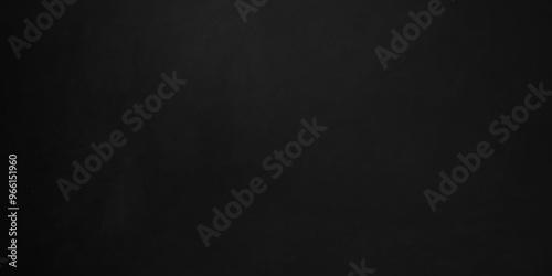 dark wall, black background, Close up of clean school horizontal chalkboard. Vector grungy texture with chalk rubbed out on black background, black leather, Dark gray background backdrop studio, wall.