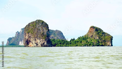 Voyage sur la mer en Thaïlande