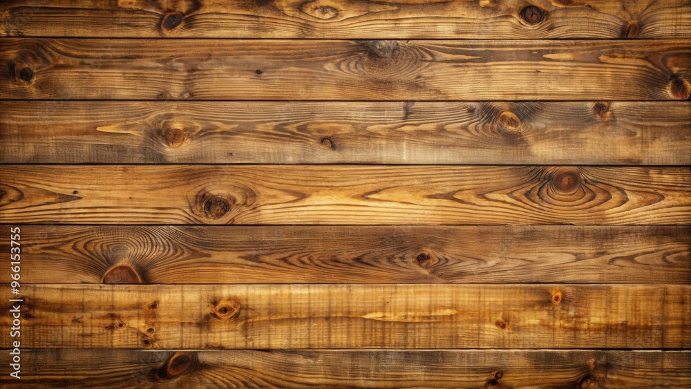 Naklejka premium Brown wood texture background with natural patterns, perfect for rustic designs and backgrounds