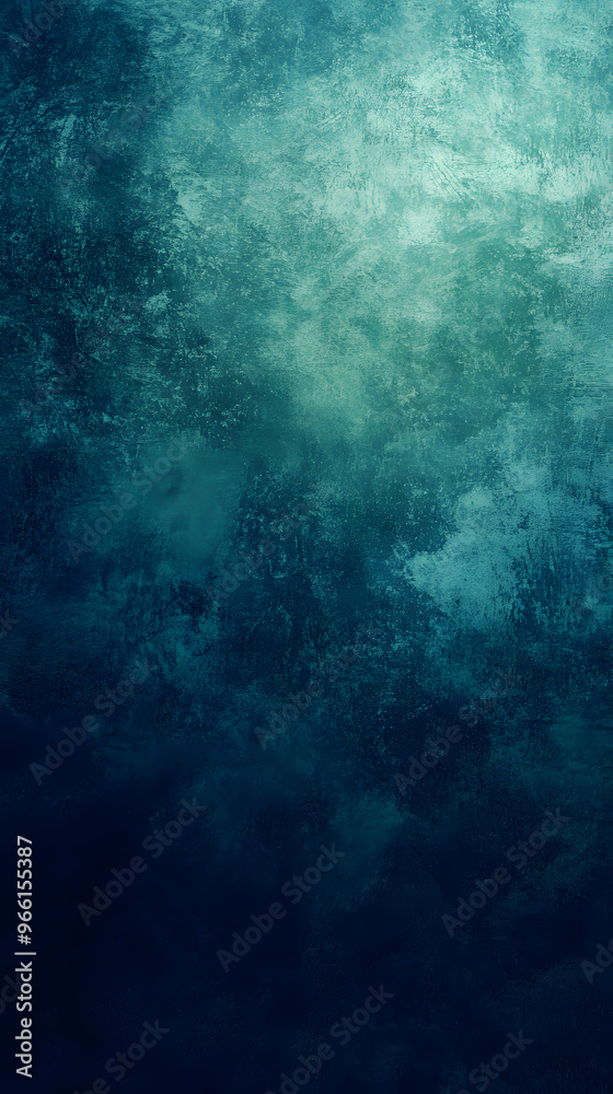 Grainy background in blue green, grunge texture noise gradient, abstract background for banner, poster, cover Grainy background in blue green, grunge texture noise gradient, abstract background for banner, poster, cover
