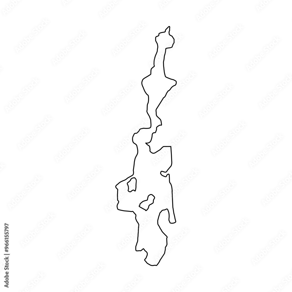 Priest Lake Outline Priest Lake Outline