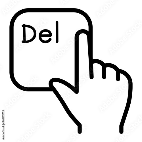 Delete button icon