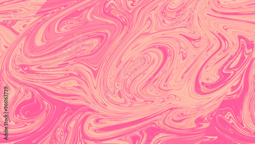 Liquid Pink Color Abstract background with hologram effect and magic lights. Abstract fantasy backdrop with fairy sparkles.