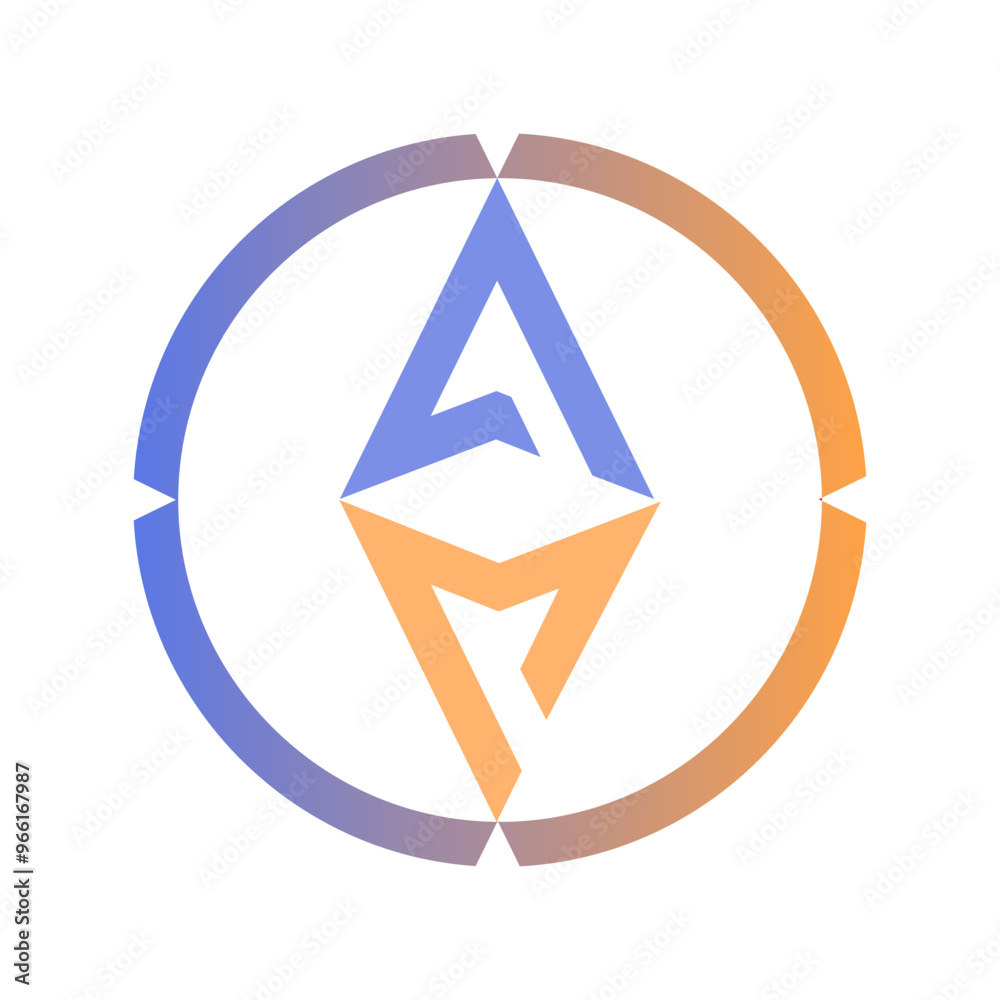 alphabet m letter a compass logo vector eps alphabet m letter a compass logo vector eps