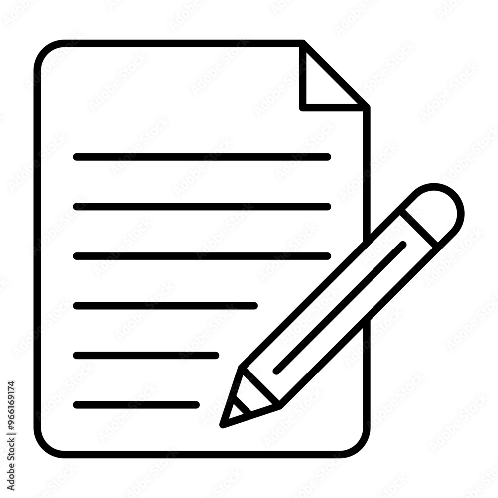 File Rename Vector Line Icon Design File Rename Vector Line Icon Design