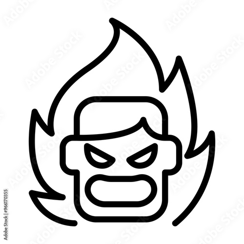 Angry icon