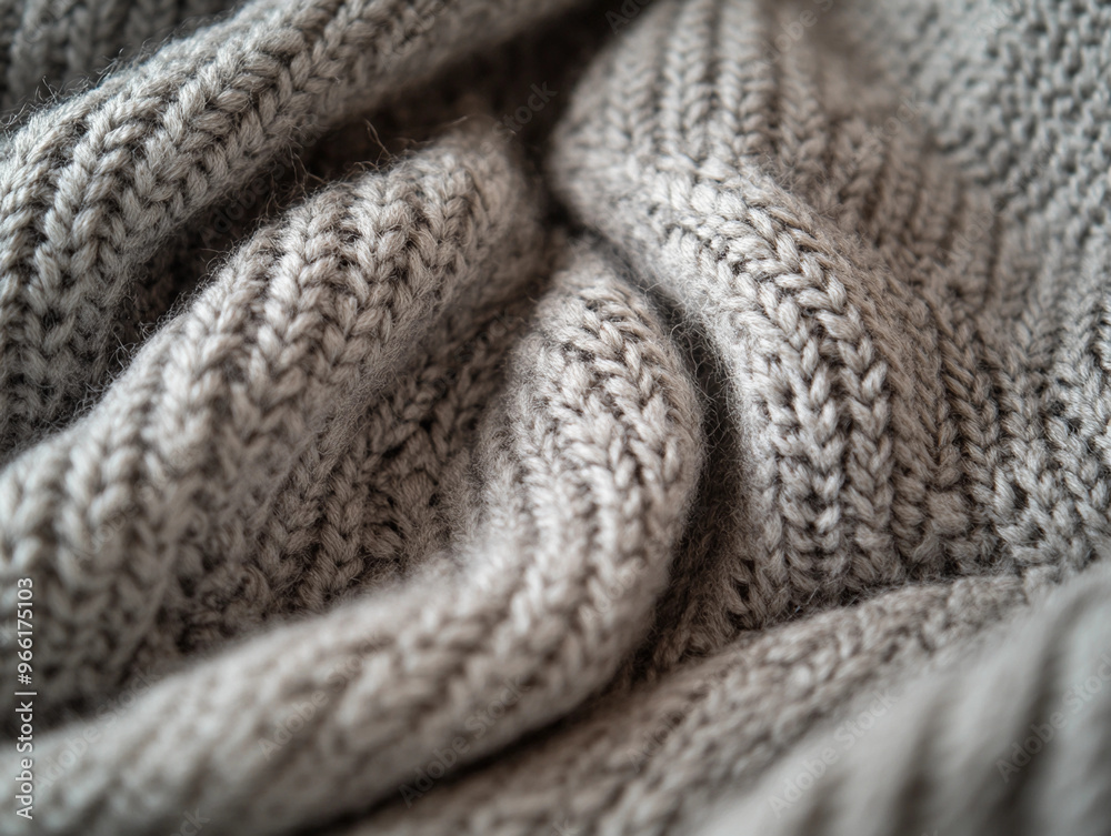 hand-knitted garter stitch fabric, with clear, defined ridges hand-knitted garter stitch fabric, with clear, defined ridges