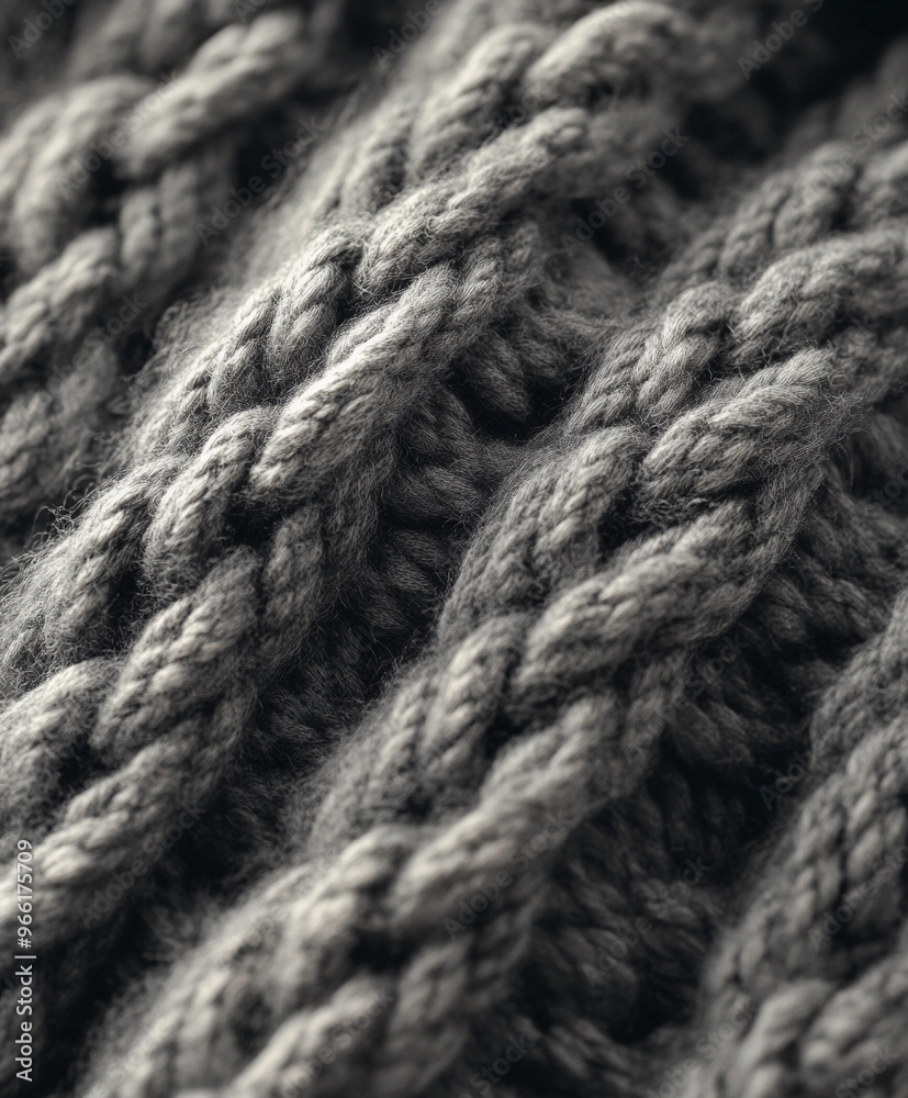 thick garter stitch sweater, knitted in chunky grey yarn thick garter stitch sweater, knitted in chunky grey yarn