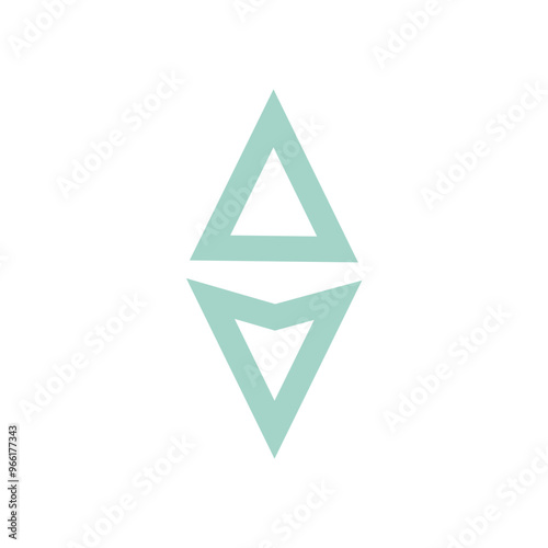 alphabet m letter a compass logo vector eps