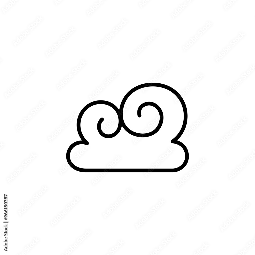 Abstract Cloud , Chinese Cloud , Curl cloud ,Decoration cloud, cloud icon Abstract Cloud , Chinese Cloud , Curl cloud ,Decoration cloud, cloud icon