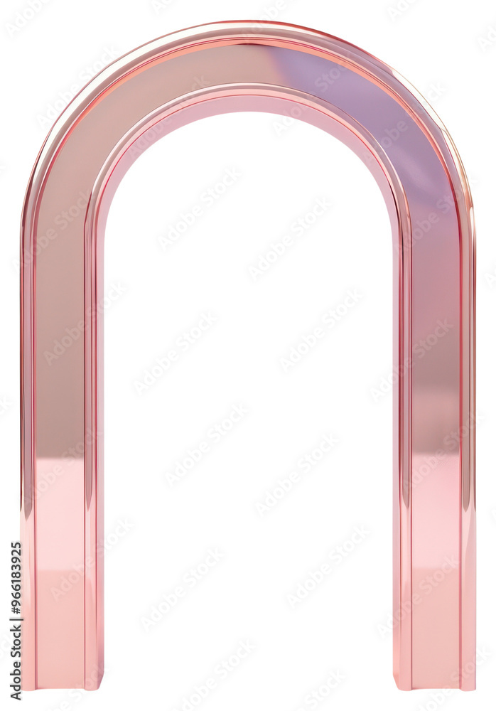 PNG Elegant metallic arch sculpture design PNG Elegant metallic arch sculpture design