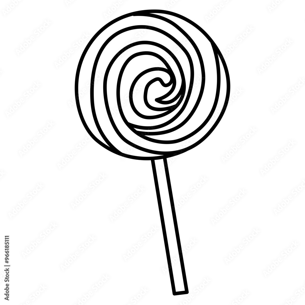 Lollipop Outline Lollipop Outline