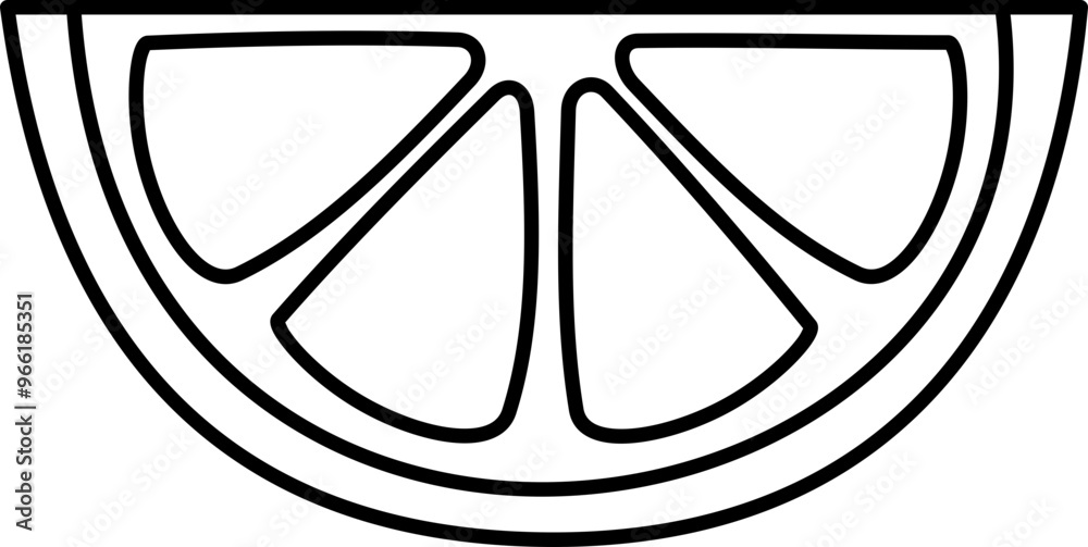 Lemon Outline Lemon Outline
