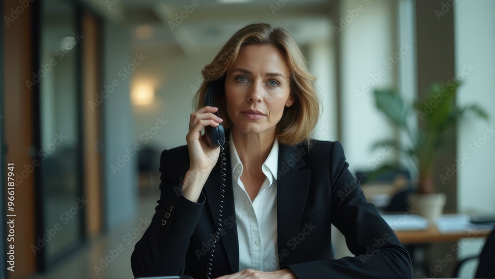 Professional Woman on Phone Call Professional Woman on Phone Call