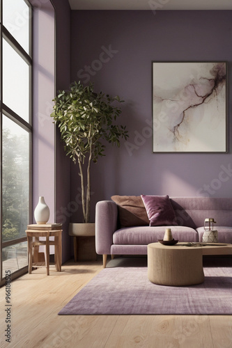 Modern interior living space 