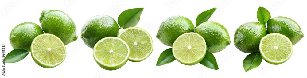 Lime isolated on a transparent background. Lime isolated on a transparent background.