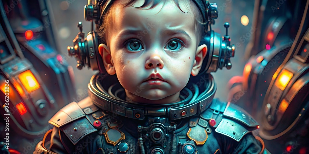 The Future is Now A Child's Journey into the Unknown, Digital Art, Futuristic Child, Astronaut, Space, Sci-Fi, Child Prodigy The Future is Now A Child's Journey into the Unknown, Digital Art, Futuristic Child, Astronaut, Space, Sci-Fi, Child Prodigy