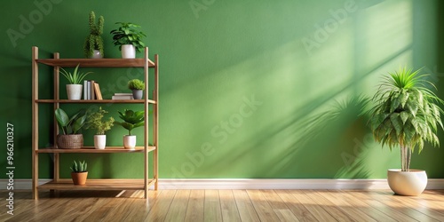 Green Wall with Plants and ...