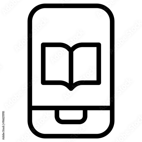 Smartphone eBook icon