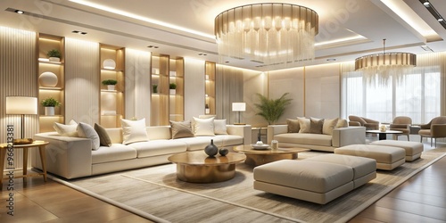 Modern Living Room Interior...