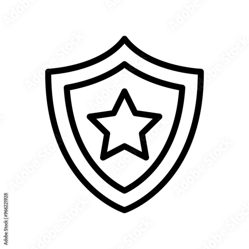 Superhero badge icon