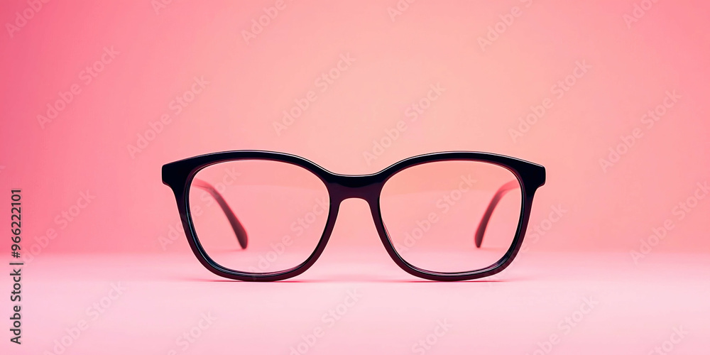 Close-up glasses on a bright background Close-up glasses on a bright background