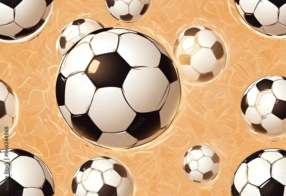 Close up on soccer ball with Different Background Close up on soccer ball with Different Background