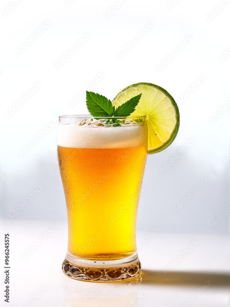 Mozambican Xima Beer Cocktail Short glass with ice Xima beer lime juice and simple syrup Mozambican Xima Beer Cocktail Short glass with ice Xima beer lime juice and simple syrup