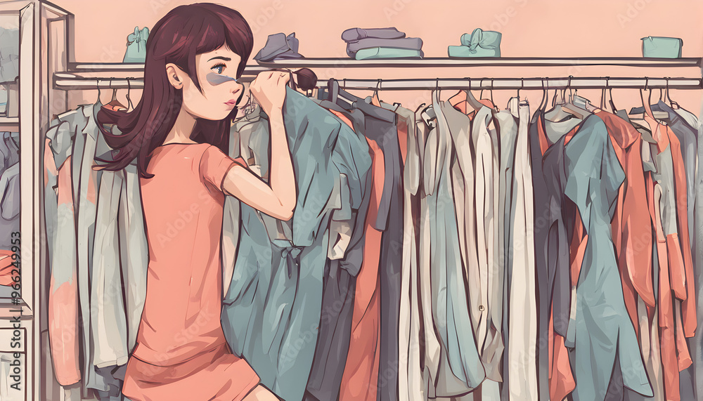 woman shopping in mall woman shopping in mall