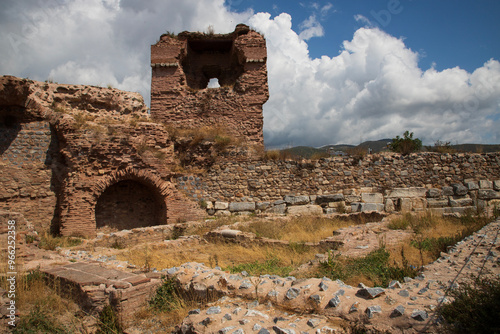 Istanbul gate with archaeological value in Iznik, Turkey. photo