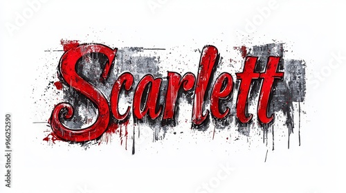 Personalized postcard perfect for decor created in Graffiti Typography.