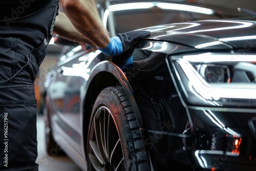 Tire changing at car service Tire changing at car service