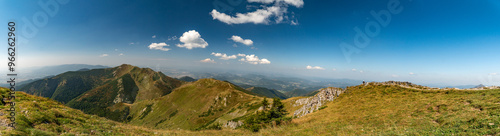 Hiking in the Mala Fatra Mountains, Slovakia.