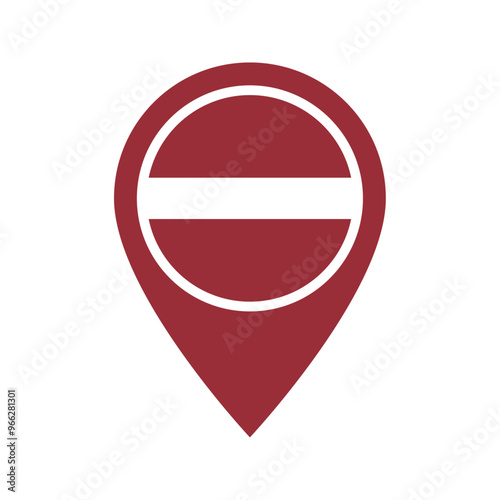 Latvia flag location icon Free Download Latvia flag location icon - GFXLoad