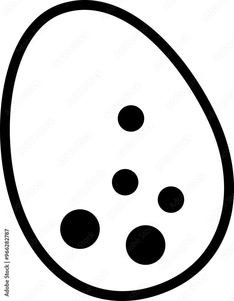 Dinosaur Egg Outline Dinosaur Egg Outline