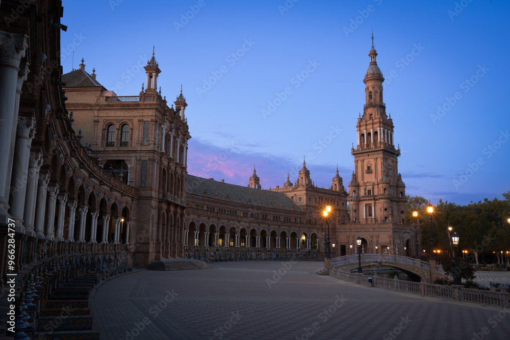Obraz premium Plaza Espana, Sevilla, Spain.