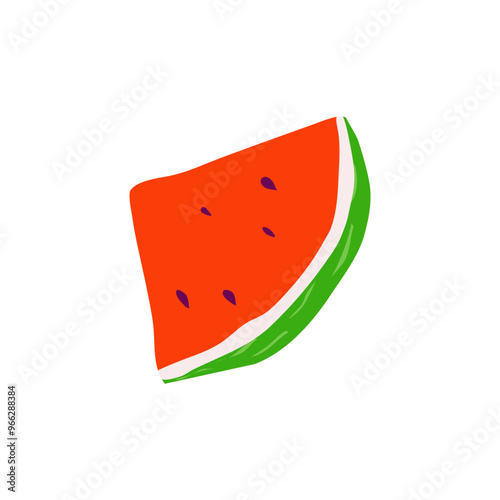 Watermelon Fruit Illustration