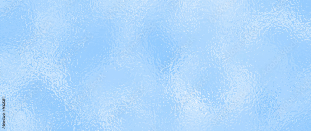 Φωτογραφία Blue winter vector art background with frozen glass and ice texture for cover design, cards, flyer, poster, banner