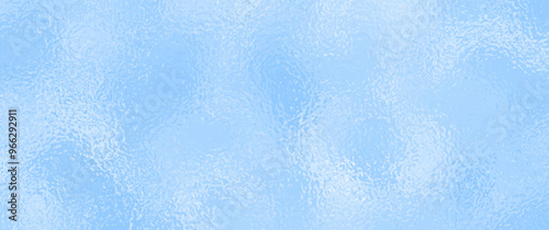 Blue winter vector art background with frozen glass and ice texture for cover design, cards, flyer, poster, banner. Hand drawn Christmas illustration. Merry Christmas! Snow.