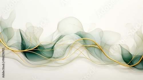 Elegant silvery green eucalyptus leaves on a crisp white background for a fresh aesthetic