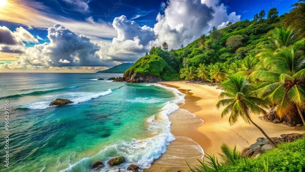 Obraz premium Breathtaking Natural Landscape Scenery Capturing the Beauty of Nature's Wilderness and Open Spaces