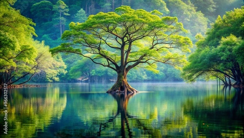 Breathtaking Natural Landscape Scenery Capturing the Beauty of Nature's Wilderness and Open Spaces