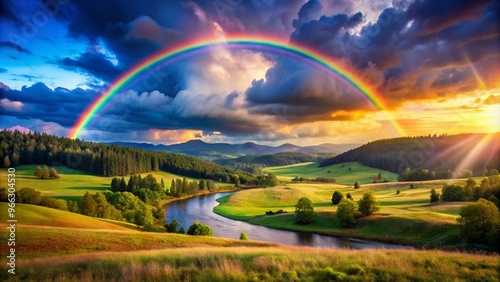 Breathtaking Natural Landscape Scenery Capturing the Beauty of Nature's Wilderness and Open Spaces